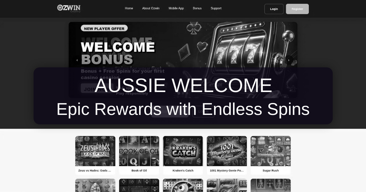 Ozwin Casino banner